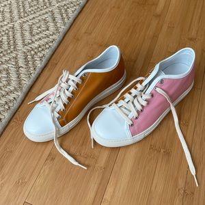 NWOT Sophie D'Hoore bi-color sneakers size 10 never worn